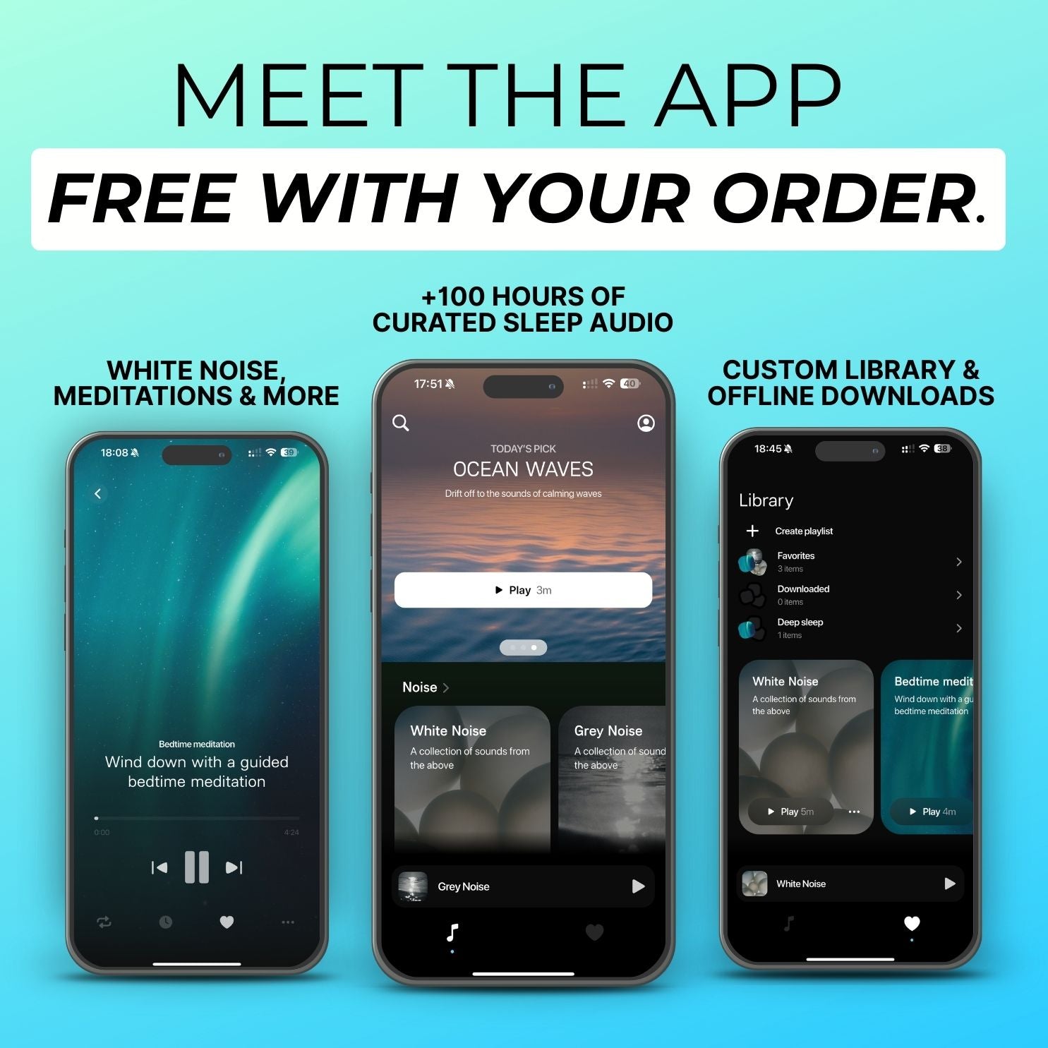 SnoozeBand™ Sleep Transformation Set